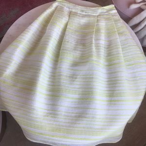 J.O.A. LA High Waisted Neon Yellow Skirt